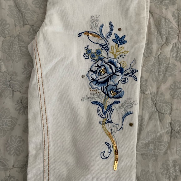 Mary Kate & Ashley Embroidered Denim, Size 12, NWT - Picture 4 of 8